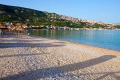 Pláž Baška, Krk - Chorvatsko